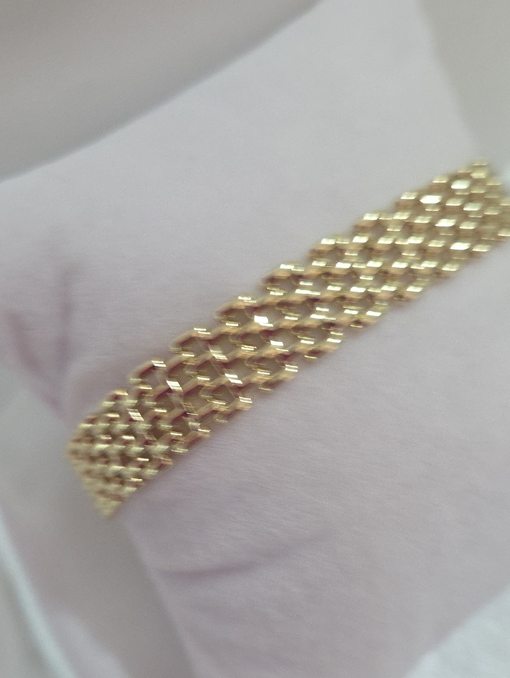 Gold-Tone Wide Chain Bracelet - Women's Fashion Jewelry